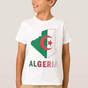 T-shirt Carte de l'Algérie