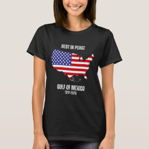 T-shirt Carte de l'Amérique golfe du Mexique Président gol