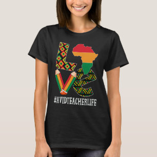 T-shirt Carte de l'amour d'un enseignant passionné Histoir