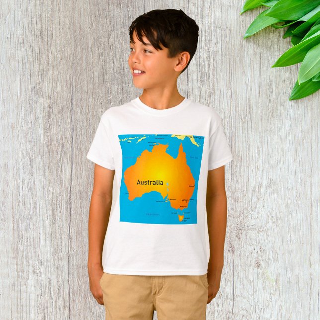 T-shirt Carte De L'Australie (Créateur téléchargé)