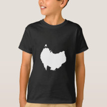 Carte de l'Australie Down Under Punition Visuelle