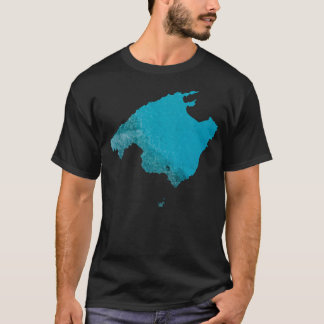 T-shirt Carte de l'eau de Majorque