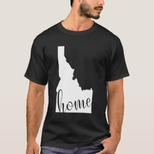 T-shirt Carte de l'État d'origine Idaho