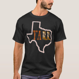 T-shirt Carte de l'état du Texas Y'all Plan d'ensemble Boo