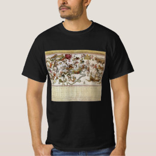 T-shirt Carte de l'étoile de la constellation vintage par