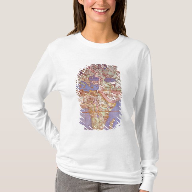 T-shirt Carte de l'Europe et de l'Afrique (Devant)