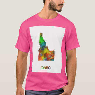 T-shirt carte de l'Idaho