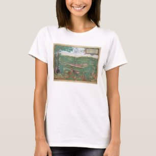 T-shirt Carte de Linz, de "Civitates Orbis Terrarum" par