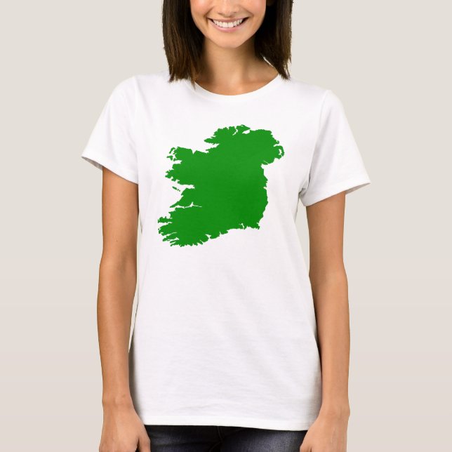 T-shirt Carte de l'Irlande (Devant)