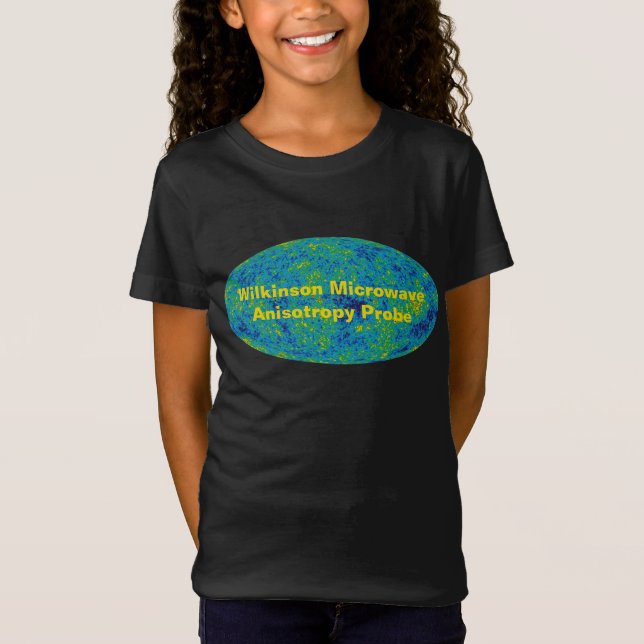 T-Shirt Carte de l'univers de la sonde à micro-ondes WMAP (Devant)