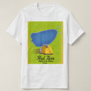 T-shirt Carte de Red Tarn English Lake District