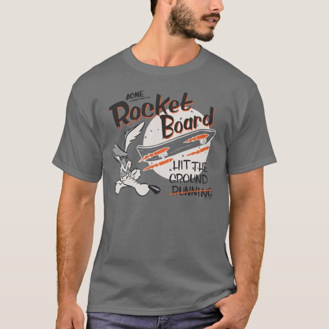 T-SHIRT CARTE DE ROCKET ACME DE BILLY ZE COYOTE™ (Devant)