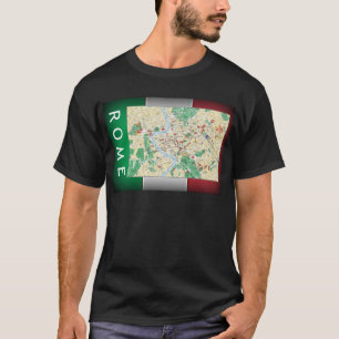 T-shirt Carte de Rome