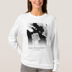 T-shirt Carte de San Francisco