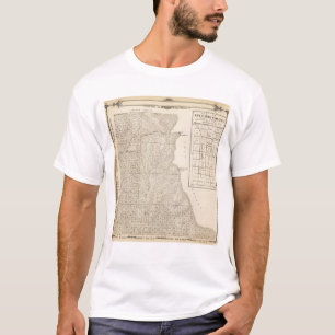 T-shirt Carte de section de T1417S R3235E Tulare County