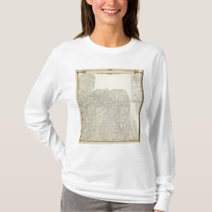 T-shirt Carte de section de T1820S R3236E Tulare County