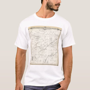 T-shirt Carte de section de T20S R23E Tulare County