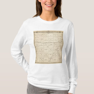 T-shirt Carte de section de T24S R26E Tulare County
