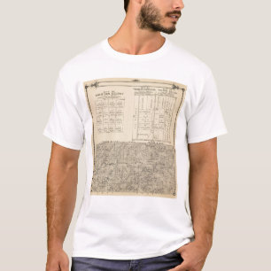 T-shirt Carte de section de T24S R3031E Tulare County