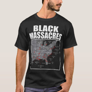 T-shirt Carte de sensibilisation à l'histoire afro-américa