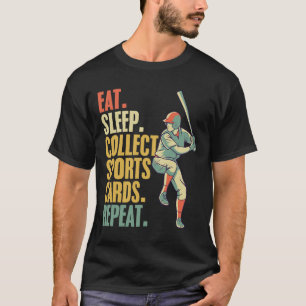 T-shirt Carte de sport Collecte de baseball de baseball de