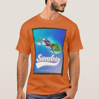 T-shirt Carte de Sumba Indonésie