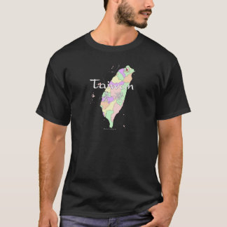 T-shirt Carte de Taïwan