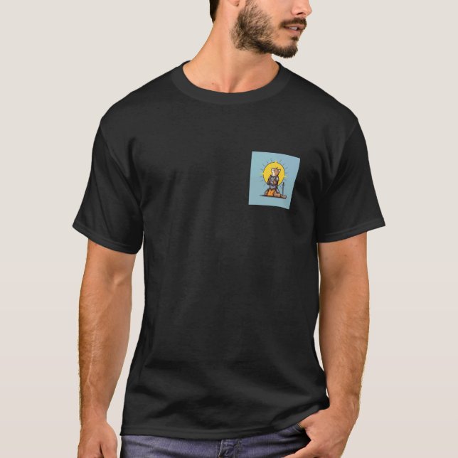 T-shirt Carte de Tarot Chevalier de Chat Chevalier de Chat (Devant)