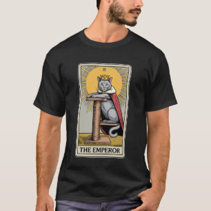 T-shirt Carte de tarot de chat L'Empereur Amateur de chat