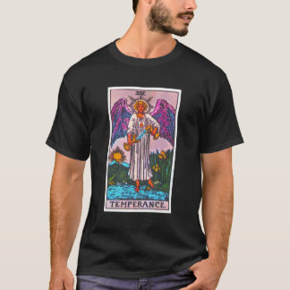T-shirt Carte de Tarot de Tempérance Psychique Occulte Mét