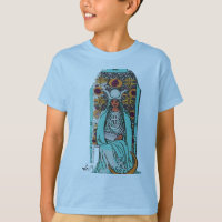 CARTE DE TAROT LA HAUTE PRÊTRESSE PAR LIZ LOZ