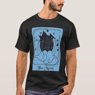 T-shirt Carte de Tarot La Lune Cartes Mystiques Drôle Lune