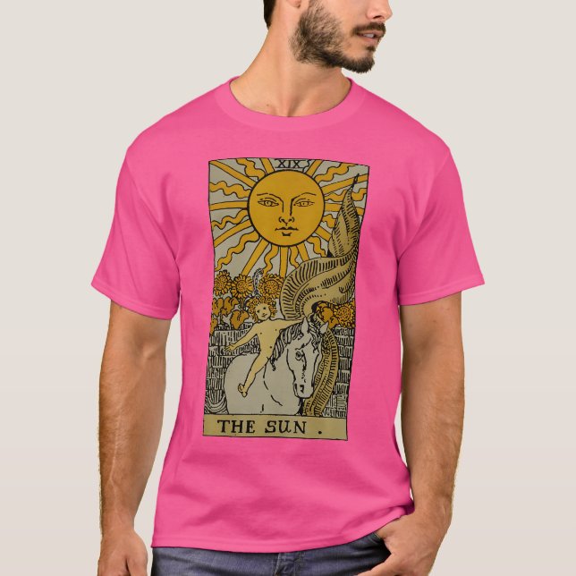 T-shirt Carte de Tarot Le Soleil (Devant)