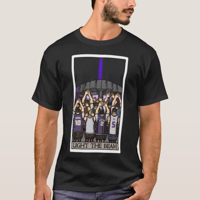 T-shirt Carte de tarot Light The Beam (Devant)