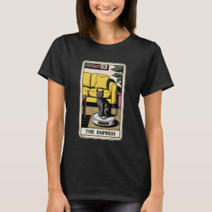 T-shirt Carte de tarot l'Impératrice Chat sur aspirateur r