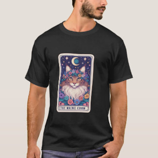 T-shirt Carte de Tarot Maine Coon