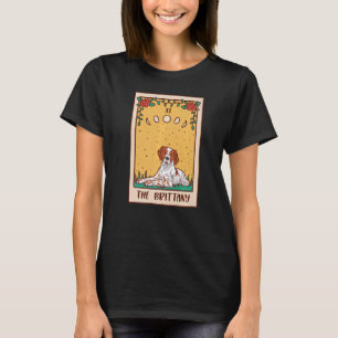 T-shirt Carte de tarot Occultisme Magie Occulte Chien Bret