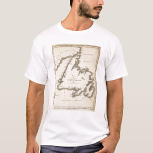T-shirt Carte de Terre-Neuve