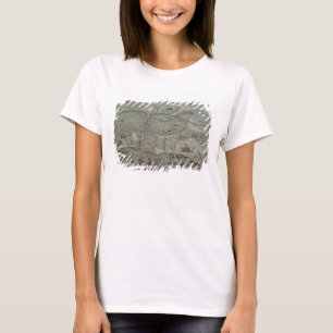 T-shirt Carte de Tunis, de 'Civitates Orbis Terrarum' par 
