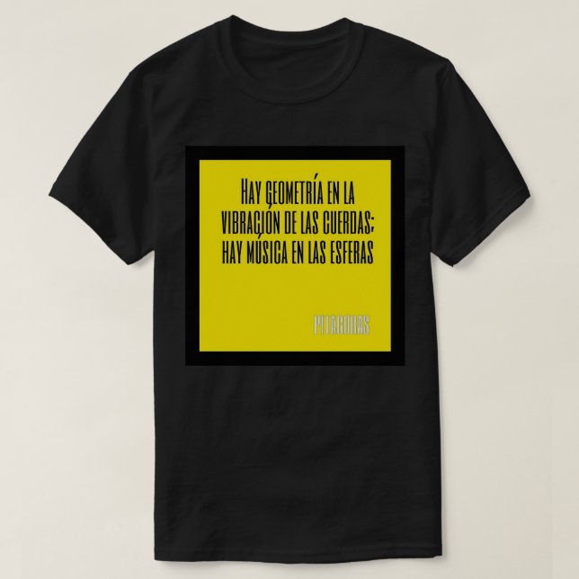T-shirt Carte de voeux Pythagoras (Design devant)