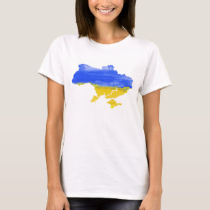 T-shirt Carte d'eau ukrainienne