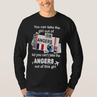 T-shirt Carte d'embarquement d'Angers Fille d'Angers Ang
