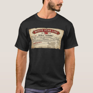 T-shirt Carte d'embarquement du « Voyage inaugural du Tita