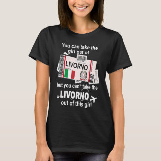 T-shirt Carte d'embarquement Livorno Fille de Livorno Li