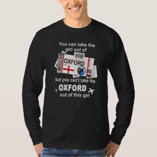 T-shirt Carte d'embarquement Oxford Fille d'Oxford Oxfor
