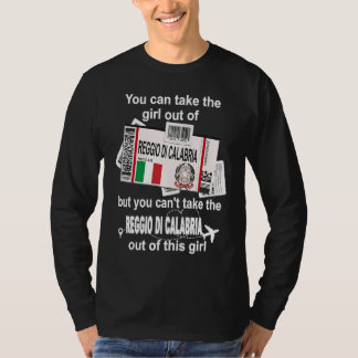 T-shirt Carte d'embarquement Reggio de Calabre Reggio de