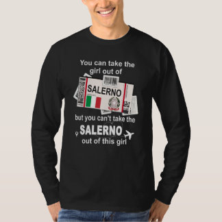 T-shirt Carte d'embarquement Salerne Fille Salerne Salerno