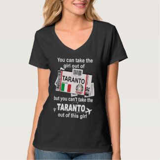 T-shirt Carte d'embarquement Taranto Fille de Taranto Ta