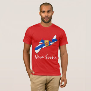 T-shirt Carte des chemises de la Nouvelle-Écosse