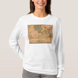 T-shirt Carte des Etats-Unis avec George Washington